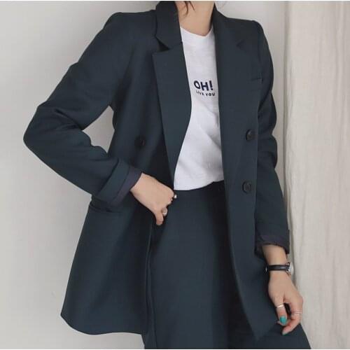 Suit jacket female spring and autumn new high-quality womens professional self-cultivation temperament suit wide leg pants suit