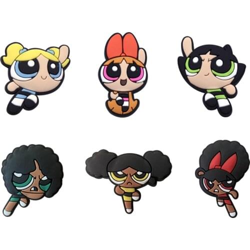 1PCS Cartoon Animation PVC Shoe Charms Accessories Buckle DIY Shoe Decoration For Croc Jibz Kids Favor Kawaii Cute X-mas 2 order