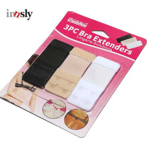 3 Pieces/Set Women Elastic Bra Extenders Strap Extension 2 Hooks High Quality Bra Strap Adjuster Lingerie Intimates Accessorie