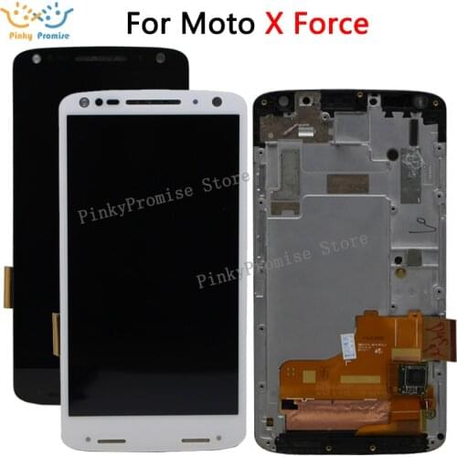 5.4'' For Motorola for moto x force XT1580 LCD Screen Display Touch digitizer Assembly with frame Free Shipping