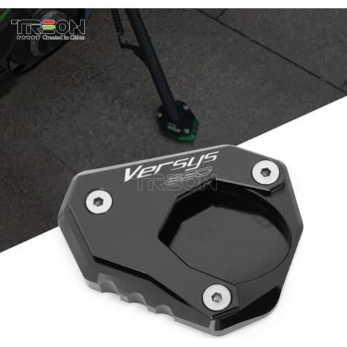 Motorcycle Accessories Side Stand Enlarge Kickstand For KAWASAKI VERSYS650 VERSYS 650 2015-2019 2018 Sidestand Foot Enlarger
