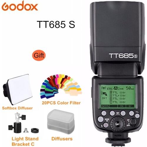 Godox TT685S 2.4G TTL GN60 Wireless Speedlite Flash for Sony A7 A7R A7S A7 II A7R II A7S II A6300 A6000 DSLR Camera Speedlight