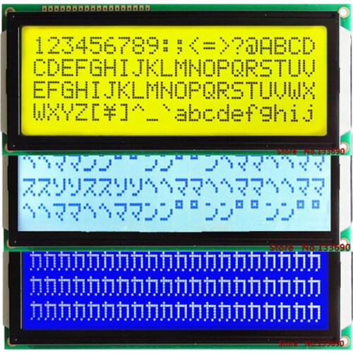 Larger LCD gray 2004 20*4 20x4 wh2004l black on the white largest 204 character lcd display module 146*62.5mm LC2042 AC204B