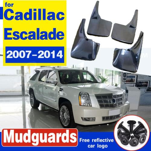 For Cadillac Escalade 2007-2014 GMT900 Car Mud Flaps Fender Mudguards Mudflaps Splash Guards Accessories