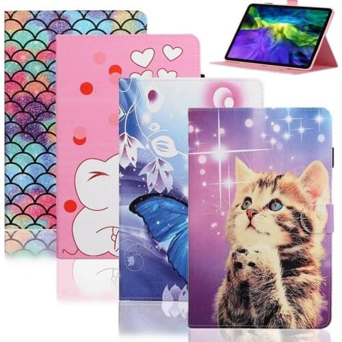 Tablet Case For Samsung Galaxy Tab A 2019 10.1 inch SM-T510 SM-T515 Funda PU Leather Cute Case for samsung t 510 tablet cover