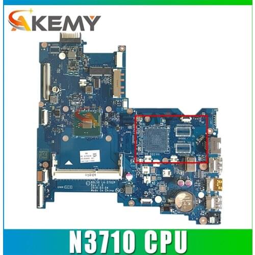 For HP 15-AY 250 G5 Series Laptop Motherboard with SR2KL N3710 CPU 854943-601 854943-001 BDL50 LA-D702P MB 100% Tested Fast Ship