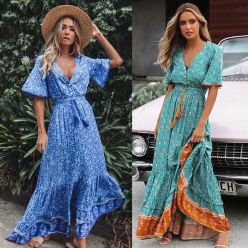Dunayskiy Long Sleeve Summer Dresses