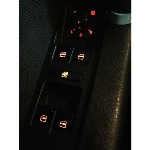 Electric Power Master Window Switch Button For V-W Golf 5 Golf 6 Jetta MK5 Mk6 Tiguan Touran Passat B6 B7 1K4959857B