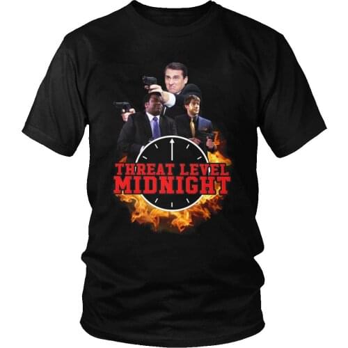 Novelty Mens 100% Cotton Michael Scott Tshirt Short Sleeved TV Show The Office Shirt Dwight Schrute Jim Halpert Leisure T-Shirt