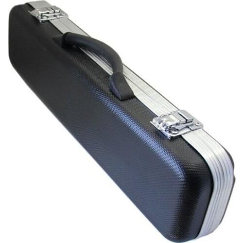 16 Hole C Flute Box Exquisite Flute Storage Box, Flute Protective Hard Case for Flute Instrument Parts Accessories