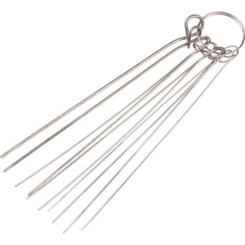 Guitar Frets Nut Slotting Tool Kit Tools Saw Rods Slot Filing Set for Professional Guitar Accessories Without Flat File