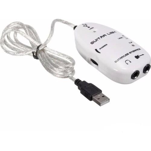 Guitar Cable Audio USB Link Interface Adapter for MAC/PC Music Recording Accessories for Guitarra Players Gift ONLENY