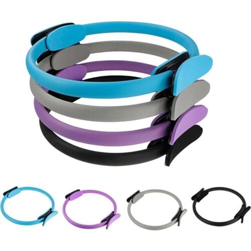 Yoga Circle Dual Grip Yoga Pilates Ring Sports Body Fitness Circle Kinetic Resistance Circle Gym Workout Pilates Lose Weight