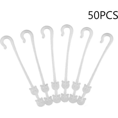 50pcs J Shaped Fruit Cherry Tomato Agricultural Ear Hook Garden Vegetable Plant Grape Support Vines Fastener Tied Clips