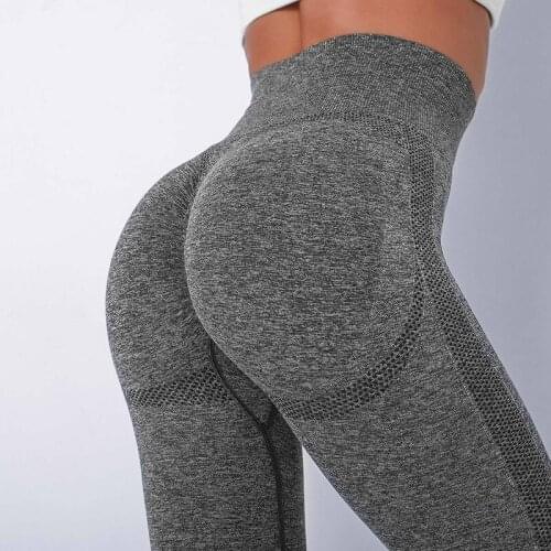 High waist Booty leggings sport Women Fitness yoga pants seamless workout gym leggings stretchy Scrunch butt running legging