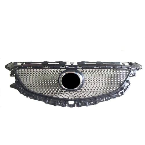 Fit for Mazda 6 Atenza 2013 2015 2016 Upper Grille Cover Protector Modified Parts Car Styling Front Bumper Mesh Grille Racing Gr
