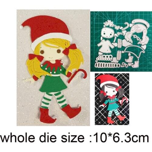 Craft dies metal cutting dies cut die mold decoration Christmas Doll Girl Scrapbooking die knife mould blade punch stencils dies