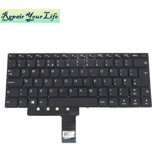 Replacement keyboards for lenovo Ideapad 110 14IBR V310 14ISK V510 14IKB UK black With power button keyboard PM4NR 5CB0L45728