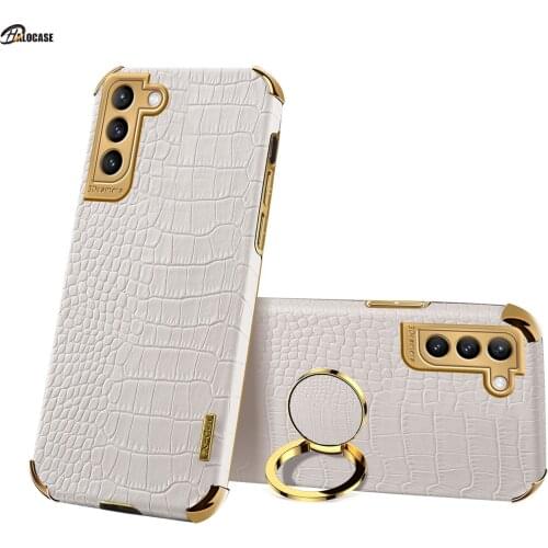 Crocodile leather texture Cover For Samsung Galaxy A 52 72 A 12 Note20 Ultra Back Cover For Samsung Galaxy S21 S20 FE Plus Ultra