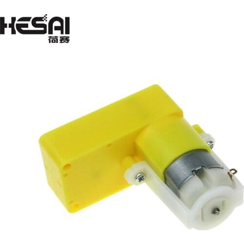 Smart Electronics 2Pcs 6V Bend of uniaxial Gear Motor / TT / Deceleration Motor / Gearbox / DC Geared Motor