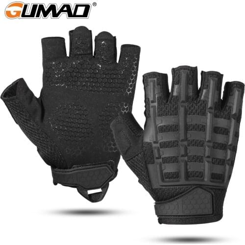 Cycling Bike Gloves Half Finger Breathable MTB Mountain Bicycle Tactical Military Army Sports Gloves Men Women Cycling Equipment