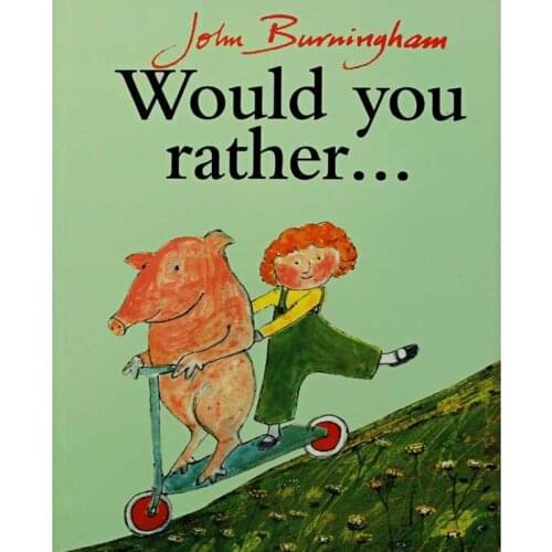 Would You Rather...By John Burningham Educational English Picture Book Learning Card Story Book For Baby Kids Children Gifts