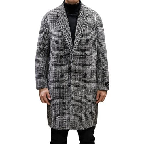 YaSuGuoJi Men's Double Breasted Coats