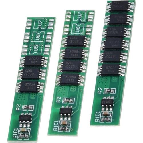 1S 7.5A 10A 15A 3.7V Li-ion 3 4 6MOS BMS PCM Battery Protection Board PCM for 18650 Lithium Lion Battery