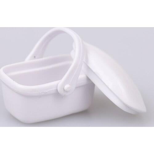 1Pc 1:12 Dollhouse Miniature Vegetable Food Storage Basket Toy Doll Basket Model Decorations for Home Decoration Accessories