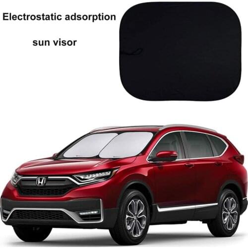 1pc/2pcs Car Sun Visor Electrostatic Shade Car Side Window Sun Visor Electrostatic Shade Screen Shield Anti-UV Cover 50cm*30cm