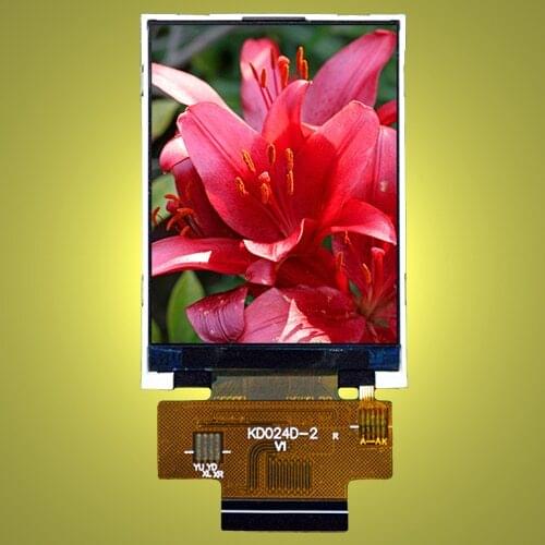 2.4 inch 240*320, ILI9341V, 8/16 MCU interface TFT LCD module