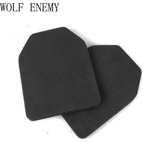 Airsoft Outdoor Paintball Military Tactical Vest Back Baffle Protective Pad Shock Resistant EVA Dummy Ballistic Plate