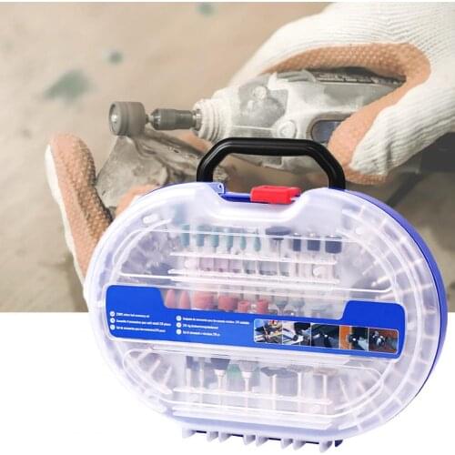 276Pcs/Set Twist Drill Different Sandpaper Circle Efficient Wear-resistant Portable Multiple Rotary Tool Accessories Kit for DIY