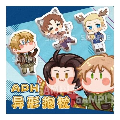 Anime Axis Powers Hetalia APH Alfred Yao Wang Arthur Kirklan Plush Stuffed Pillow Cute Doll Toy Cartoon Cushion Student Gifts