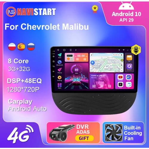 Android 10 For Chevrolet Malibu 9 2015-2020 Car Radio Multimedia Video Player Navigation 2 din Car Android Auto Carplay No DVD
