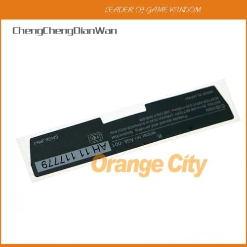 ChengChengDianWan 50pcs 100pcs New Lables Stickers back sticker Replacement for Gameboy Advance GBA