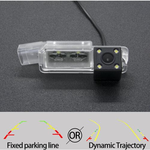 Fixed Or Dynamic Trajectory Rear View Camera For SEAT Ibiza FR 2017 2018 2019/LEON MK3 hatch coupe 2012-2017 Car Parking Monitor