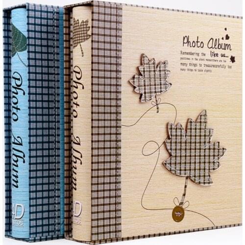 Baby photo album boxed this large capacity can hold 200 of the photos . 6 inch photos. scrapbooking