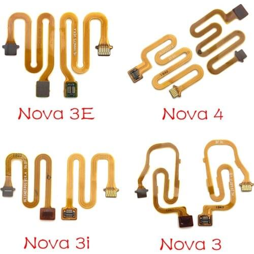 Home Return Button Fingerprint Sensor Connector Flex Cable For Huawei P20 Pro P30 Lite Honor 8X 10 Y9 P Smart 2019 Nova 3 3i 4