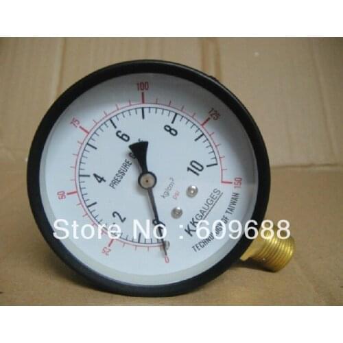 Water pressure gauge,air pressure gauge,vacuum gauge,10KG 3/8 bud,dial dia 100mm
