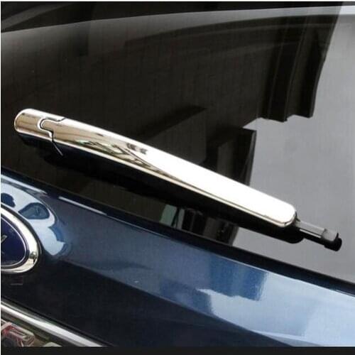 For Ford Explorer 2014 2016 2017 ABS Chrome Car Styling Rear Window Wiper Cover Trims Windscreen Exterior Sticker Moulding 2pc