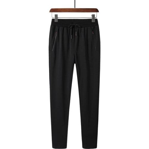 2019 New Pants Men Summer Spring Sportwear Men Casual Fashion Cotton Trousers Plus Size Elastic Pocket Long Pants 6XL 7XL 8XL