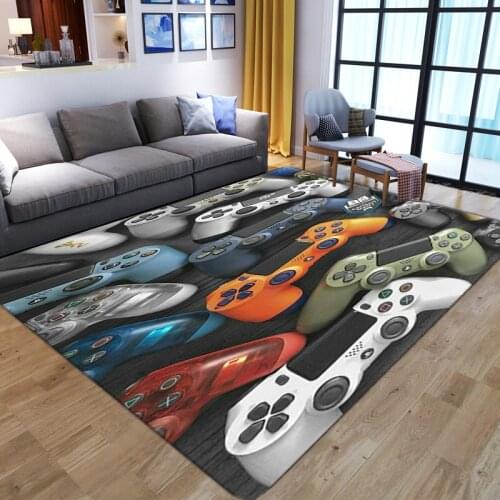 New 3D Game Controller Carpet Home Decoration Carpets for Living Room Bedroom Area Rug Kid play Floor Mat Child Gamer Large Rugs