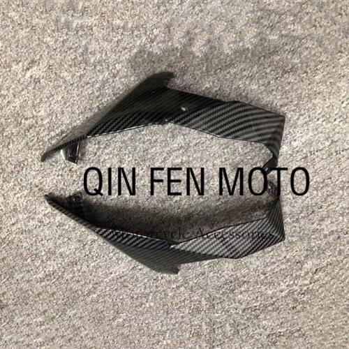 Side Nose Headlight Cover Trim Fairing Carbon Fiber Paint Fit For Kawasaki Z400 2018-2020