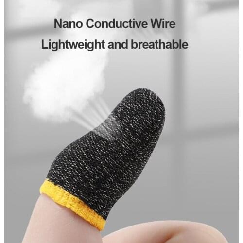 PUBG Game Controller Gloves Breathable Finger Sleeves Sweat-proof Reusable Non-Scratch Touch Screen Elastic Gaming Finger Cover
