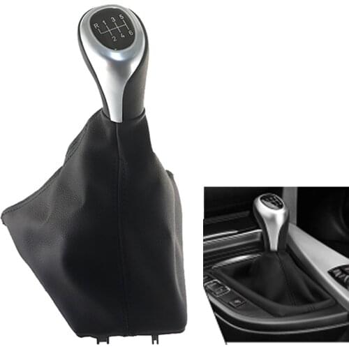 5 / 6 Speed Car Shift Gear Knob With Leather Boot For OPEL VAUXHALL Zafira B 2005 2006 2007 2008 2009 2010 2011 2012 2013 2014