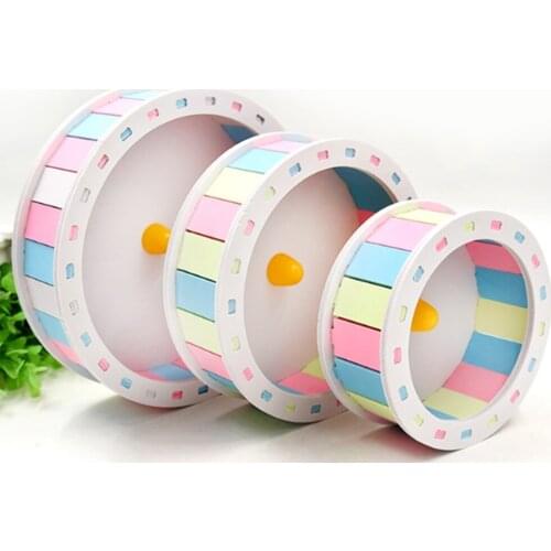 Pet Hamstet Sports Wheel Silent Exercise Wheel Disc Pet Sport Mouse Running Jogging wheel Red Blue Color Funny Running Disc Toy