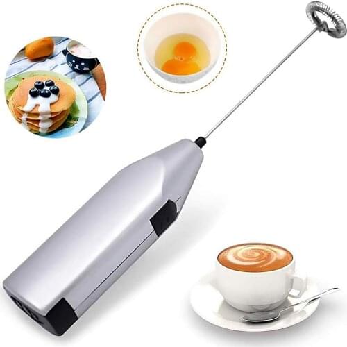 Milk Drink Coffee Whisk Mixer Electric Egg Beater Frother Foamer Mini Handle Stirrer Kitchen Gadgets Cooking Tool