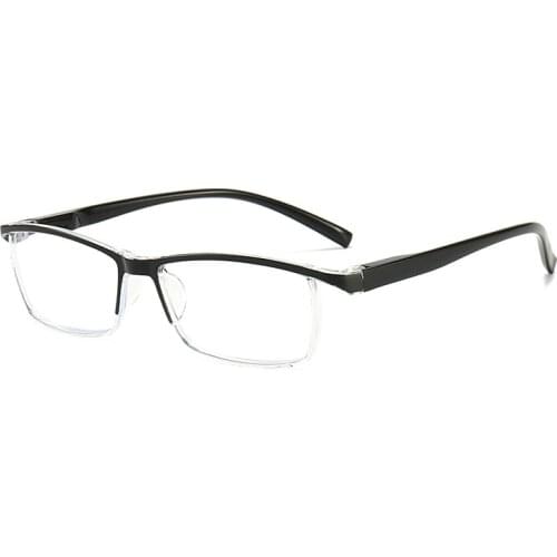 Anti-Blue Ray Men Reading Glasses Ultra Light Half Frame Women Retro Prescription Glasses Diopter +100 ~ +350 Optical Eyeglasses