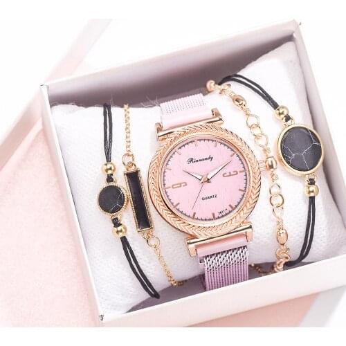 Rose Gold Women Watch 2020 Top Brand Luxury Lady Wrist Watch Bracelet Wristwatch Female Clock For Dropship relogio feminino